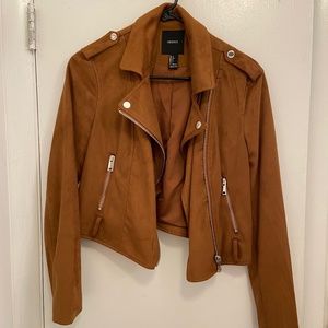 Suede Brown jacket coat